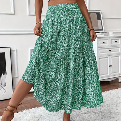 Marnie – Tiered Floral Maxi Skirt