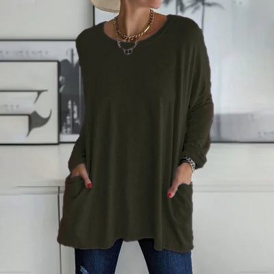 Mila - Relaxed Long Sleeve Top