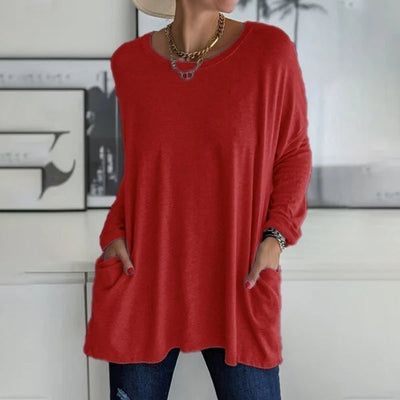 Mila - Relaxed Long Sleeve Top