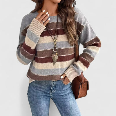 Esra - Vintage Striped Sweater
