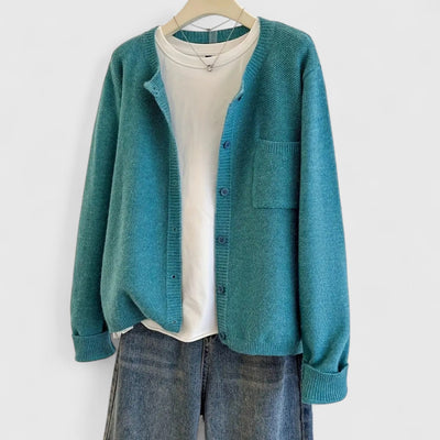 Elaine - Casual Button-Up Cardigan
