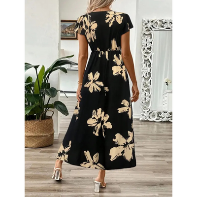 Freya – Petal Print Maxi Dress