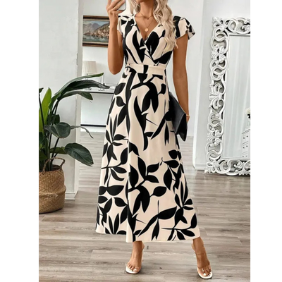 Freya – Petal Print Maxi Dress