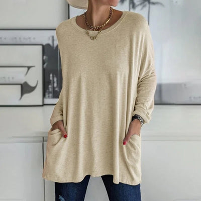 Mila - Relaxed Long Sleeve Top
