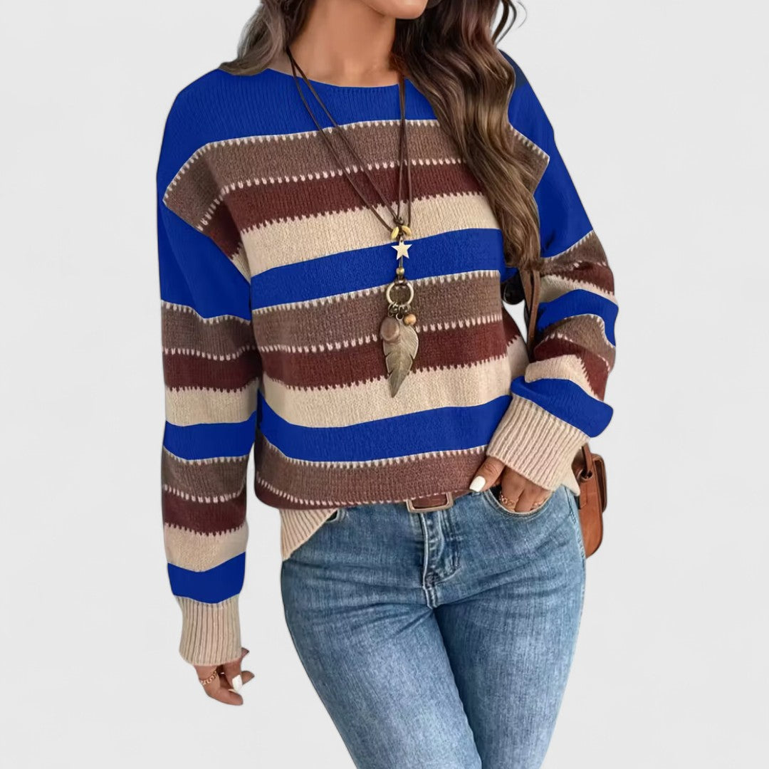 Esra - Vintage Striped Sweater