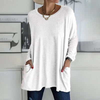 Mila - Relaxed Long Sleeve Top