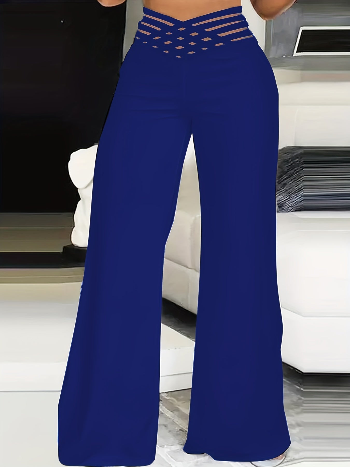 Viora - Breathable High-Waist Pants