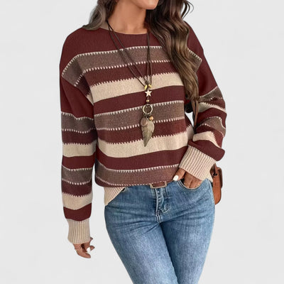 Esra - Vintage Striped Sweater