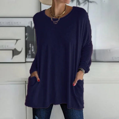 Mila - Relaxed Long Sleeve Top