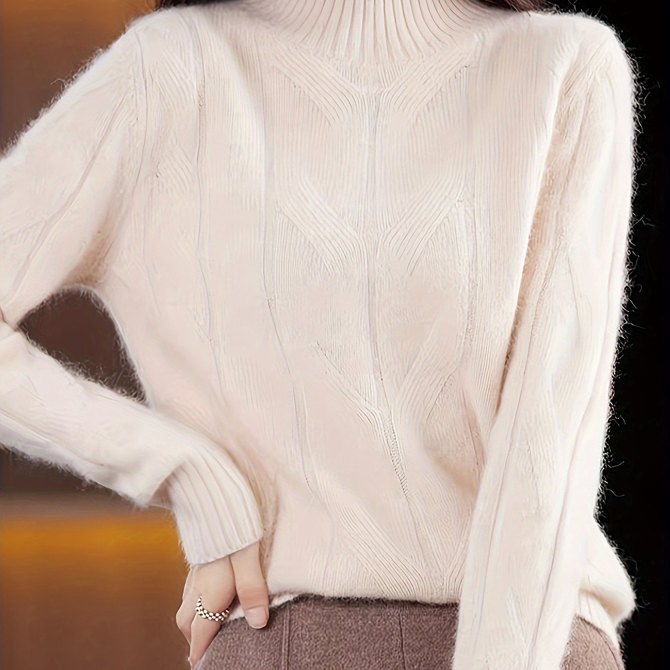 Shirley - Cozy Retro Knit Sweater