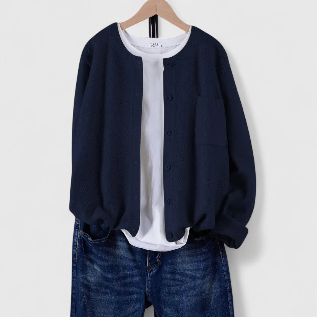 Elaine - Casual Button-Up Cardigan
