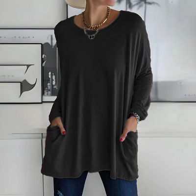 Mila - Relaxed Long Sleeve Top