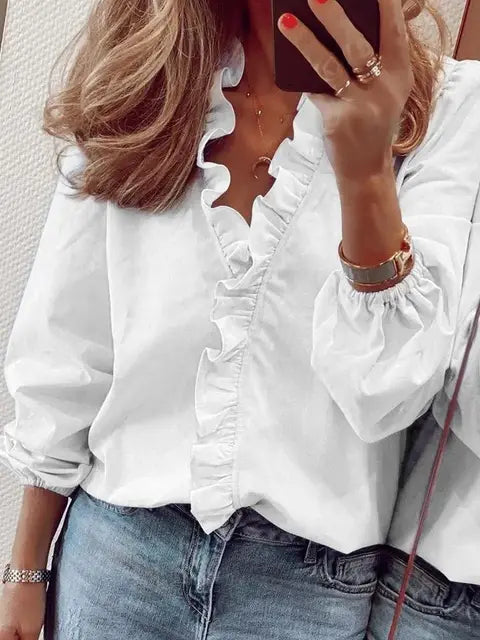 Liana | Summer Ruffle Blouse
