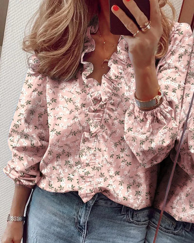 Liana | Summer Ruffle Blouse