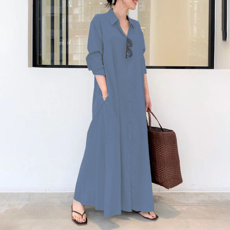 Berenice – Longline Shirt Maxi Dress