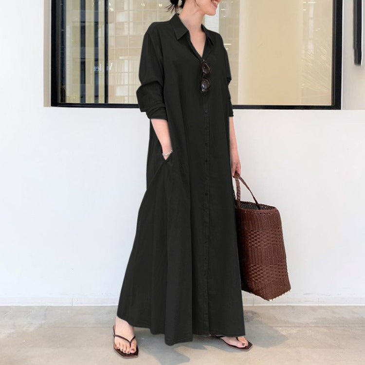 Berenice – Longline Shirt Maxi Dress