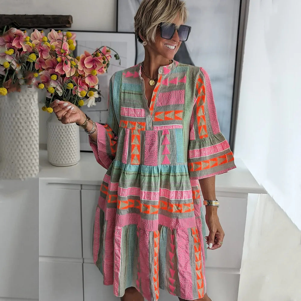 Olivia – Tiered Boho Dress