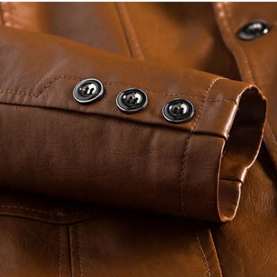 Elliot™ - Stylish Warm Leather Jacket | Last day 80% off!