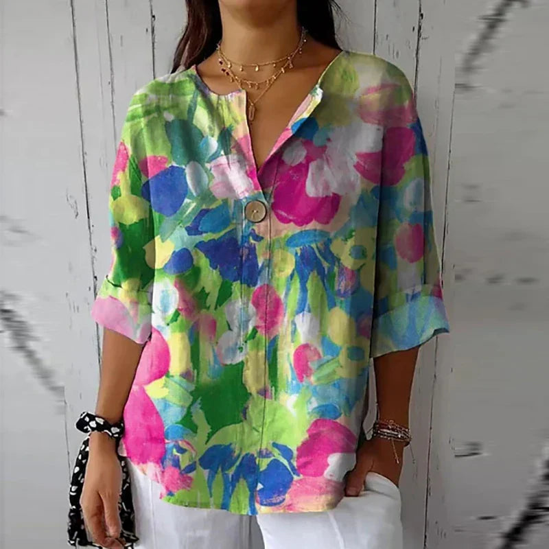 Luna - Floral Charm Blouse