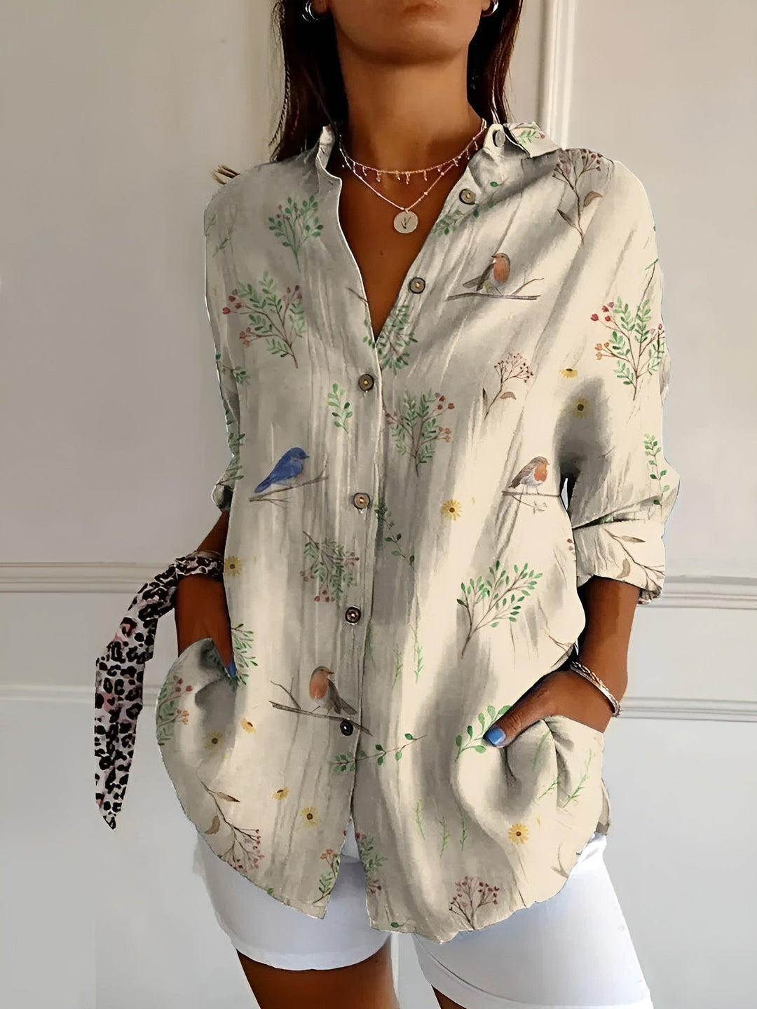 Noa | FLOWING BUTTON-UP BLOUSE