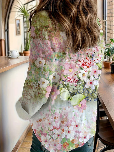 Liora – Floral Print Lightweight Shirt