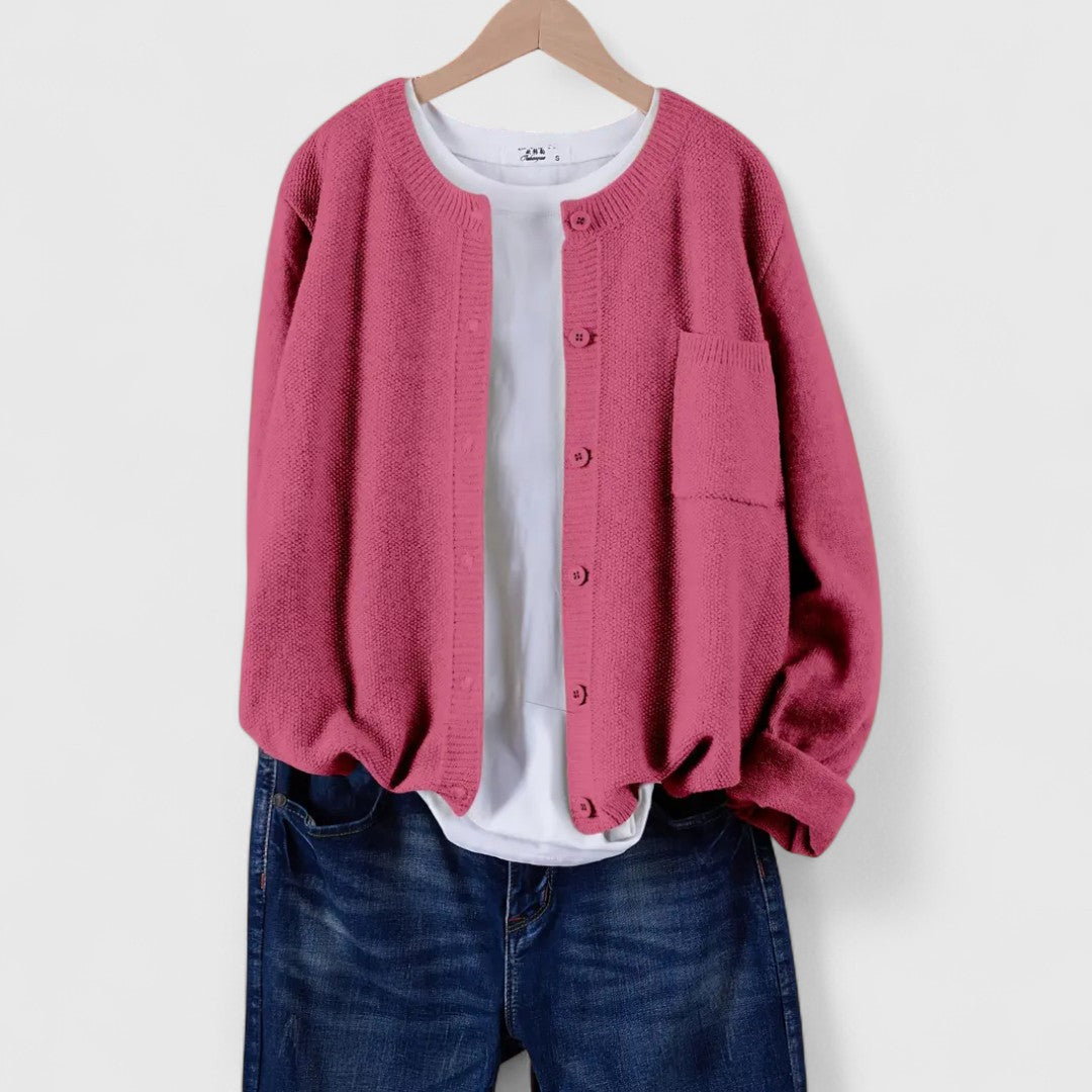 Elaine - Casual Button-Up Cardigan