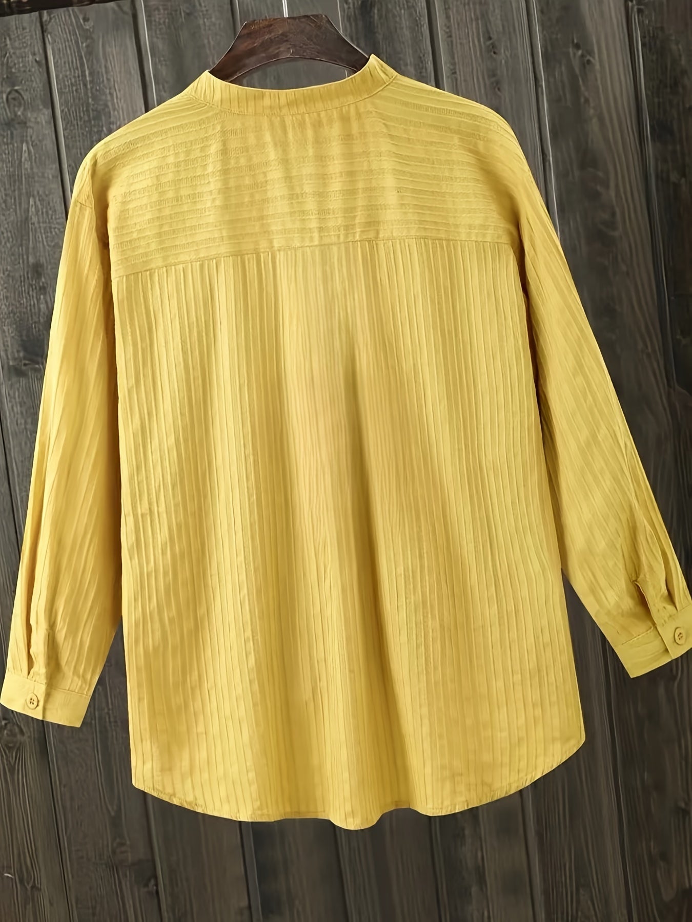 Katie – Textured Pocket Detail Blouse