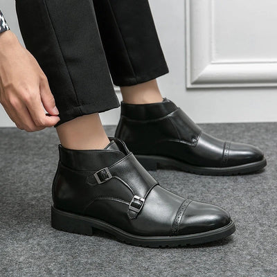 Darell | Double Monk Strap Boots