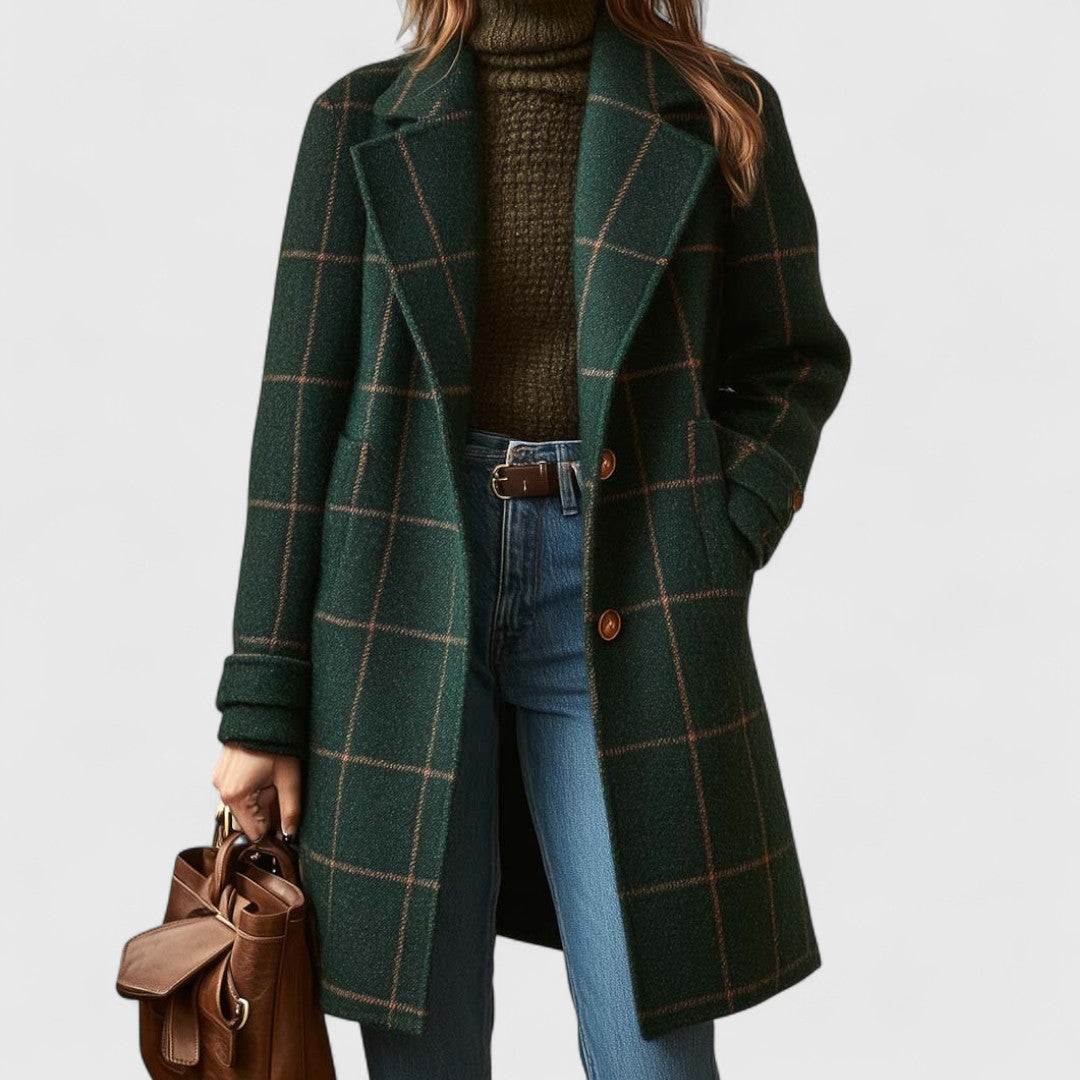Isadora – Classic Check Coat