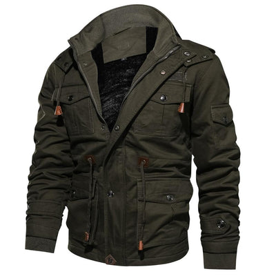 Sebastian™ - Casual Winter Cotton Military Jacket | Last day 80% off!