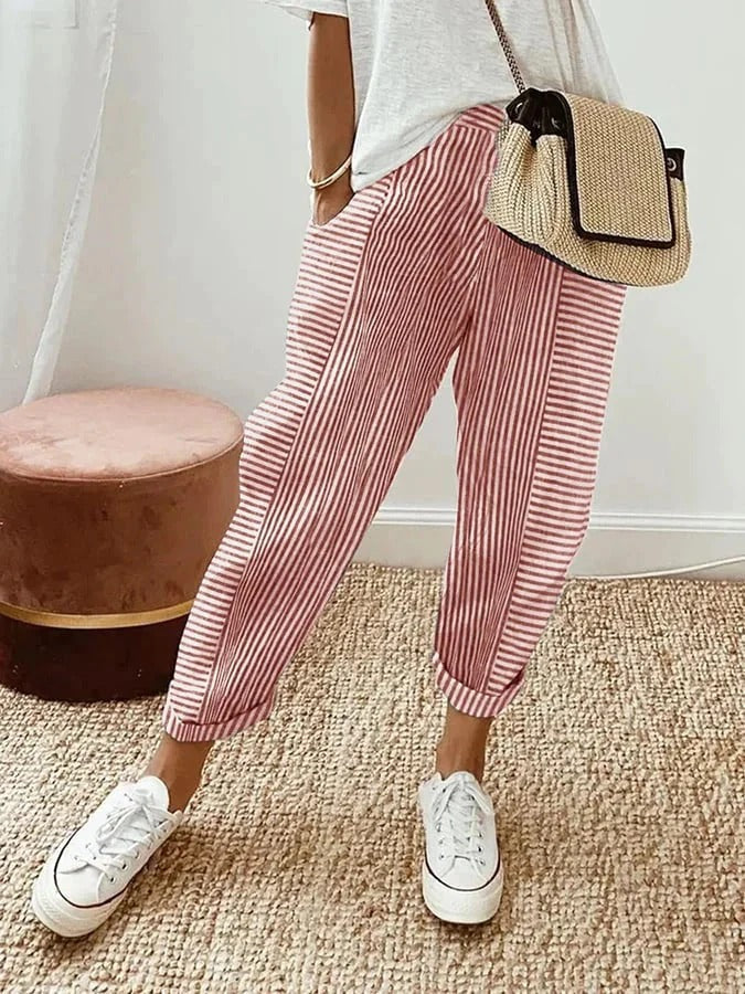 Rory – Striped Relaxed Trouser