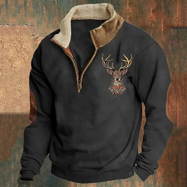 Alfie | Jumper with stag detail